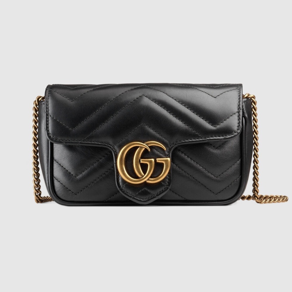 Gucci Marmont Matelassé Leather Super Mini Bag